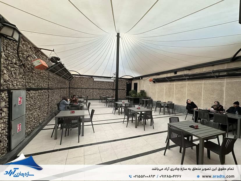 سایبان آلاچیق چادری لوتوس مال نازی آباد